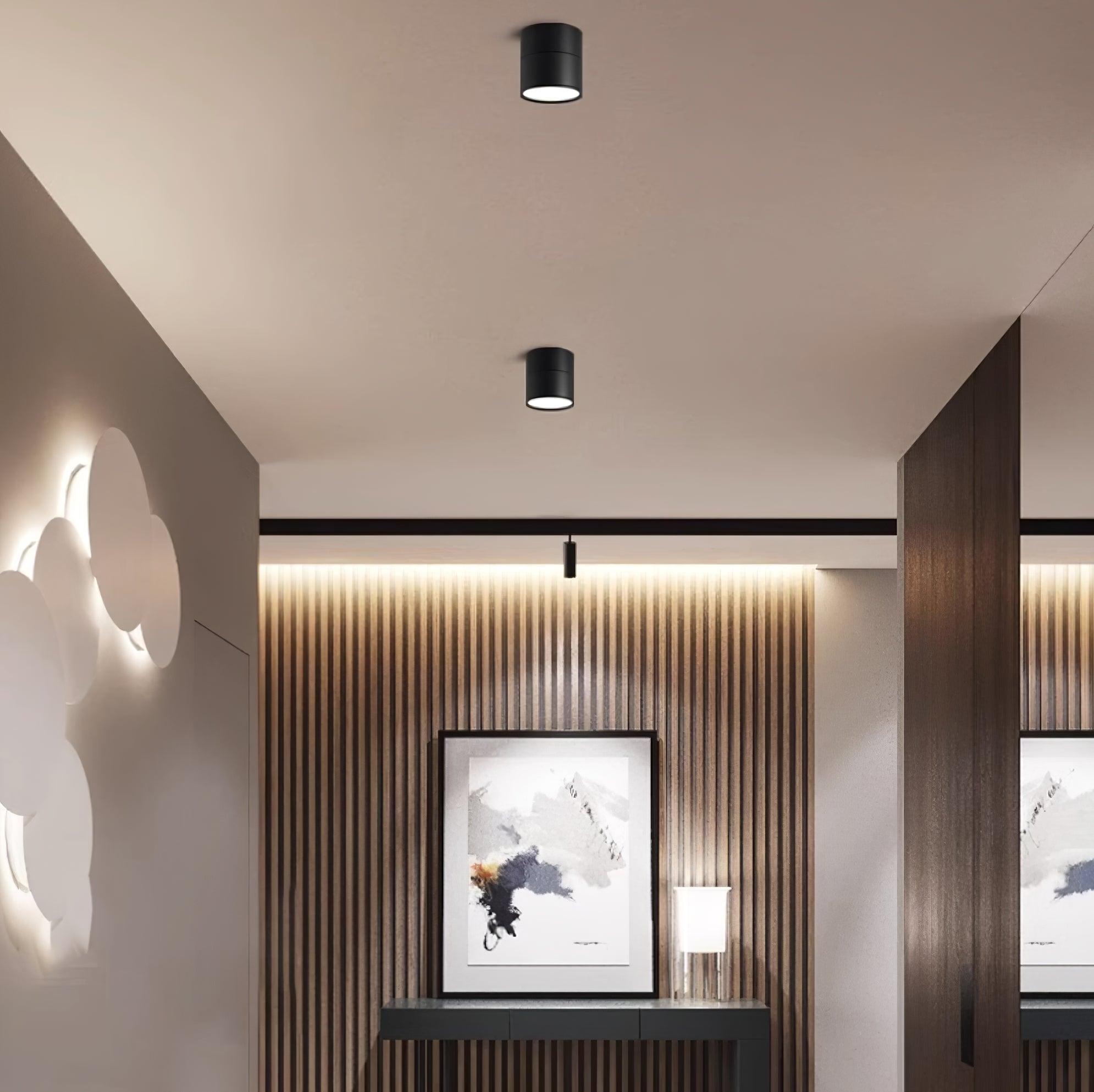Favilla - Plafoniera LED Soffitto Regolabile, Design Compatto e Luce Calda 3000K