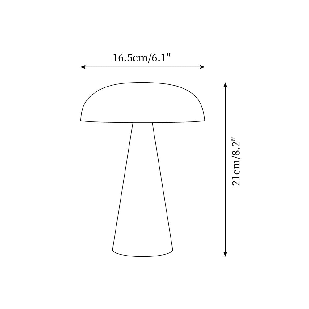 Lampada Da Tavolo Elegante Con Luce LED Integrata - Design Minimalista e Funzionale