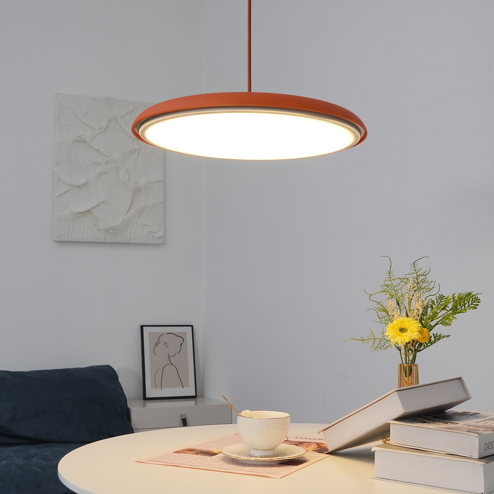 Lampada a Sospensione Macaron - Lampadari Moderni in Metallo e Acrilico, Design Elegante e Versatile