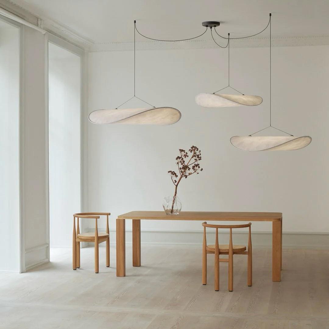 Lampada a Sospensione Tense Tyvek - Lampadari Moderni con LED Integrato e Design Leggero