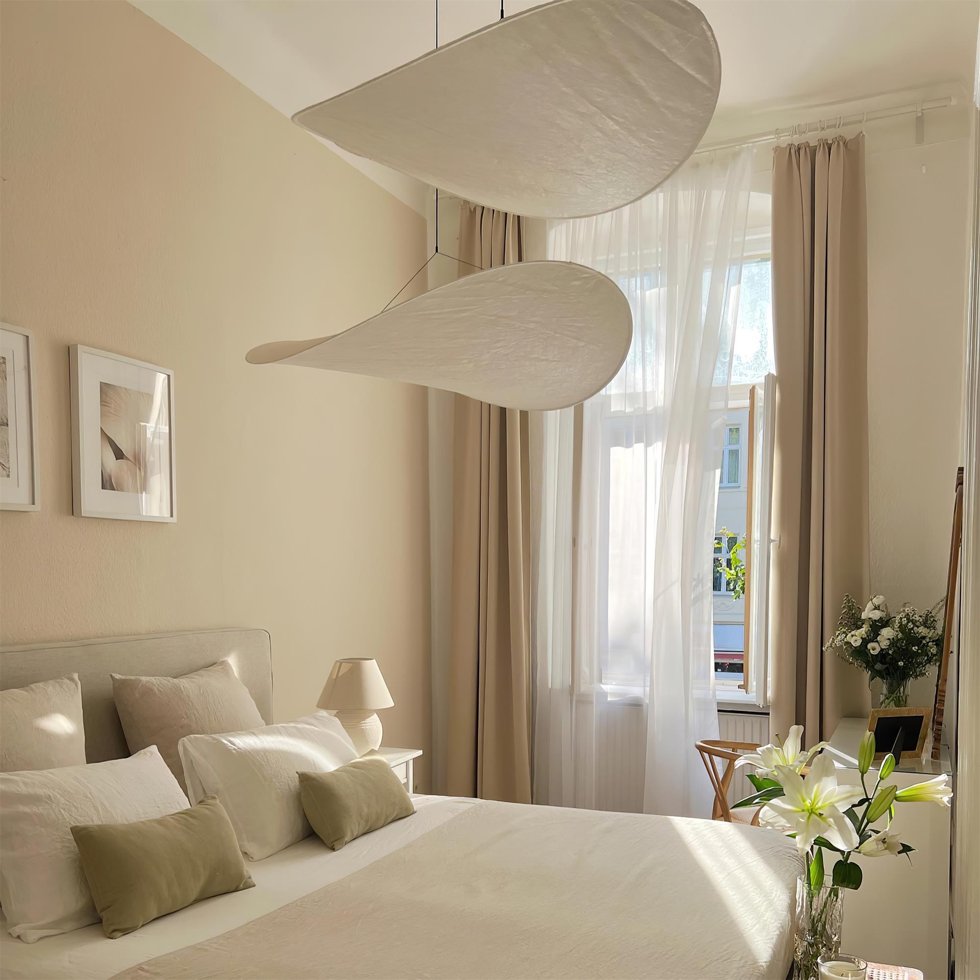 Lampada a Sospensione Tense Tyvek - Lampadari Moderni con LED Integrato e Design Leggero