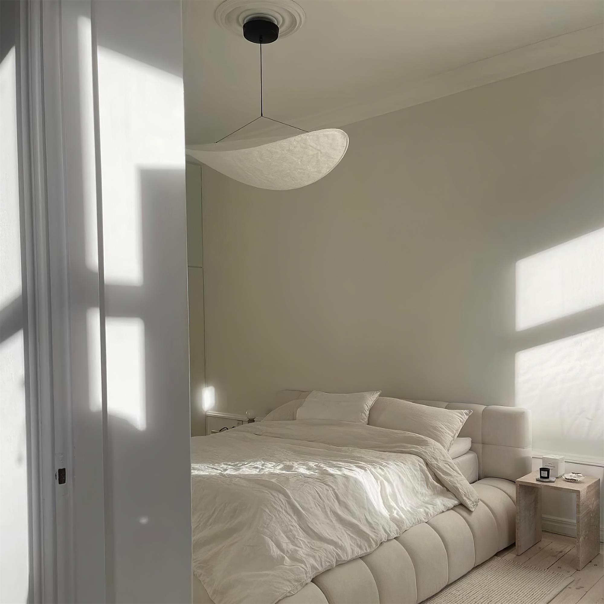 Lampada a Sospensione Tense Tyvek - Lampadari Moderni con LED Integrato e Design Leggero