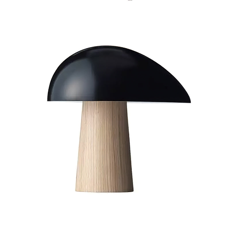 Lampada da Tavolo Notturna in Metallo con Design Elegante e Luce Regolabile – Varianti di Colore Nero, Bianco e Legno