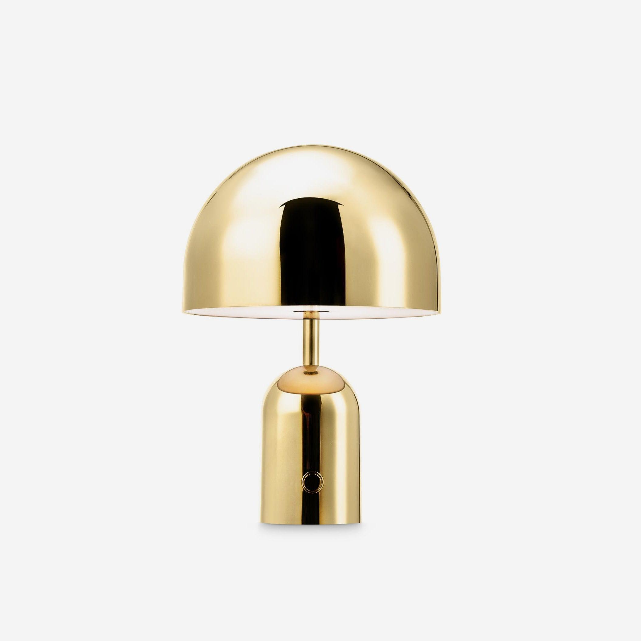 Lampada da Tavolo Portatile con Design Elegante, LED Integrati e Finitura Lucida