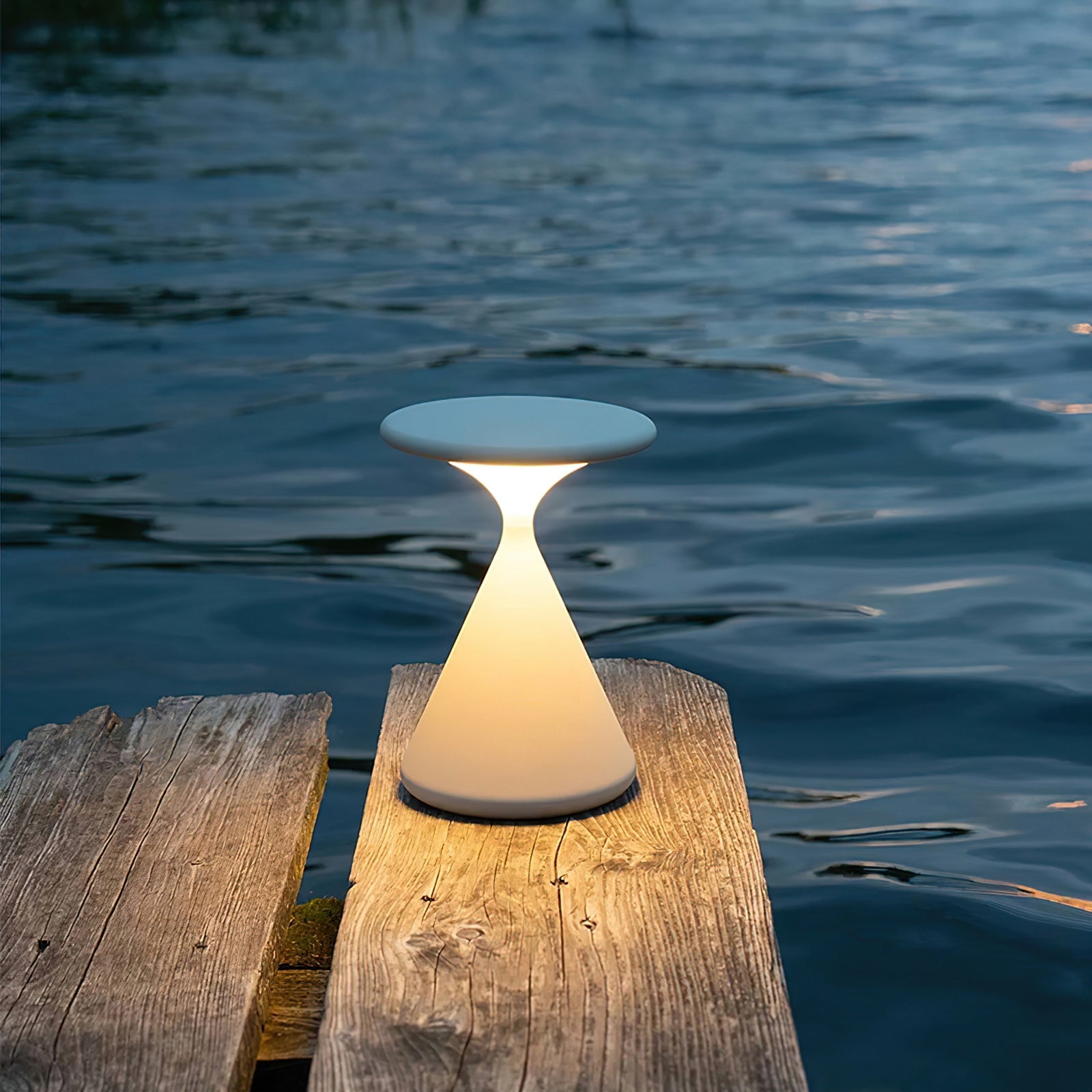 Lampada da Tavolo Senza Fili Atmosfera con Batteria Integrata – Design Moderno e Illuminazione Regolabile per Interni ed Esterni