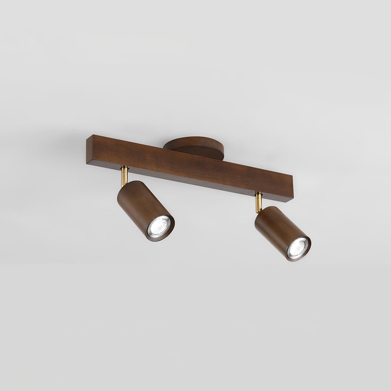 Merlo - Illuminazione a Binario in Legno LED Design per Soffitto e Parete