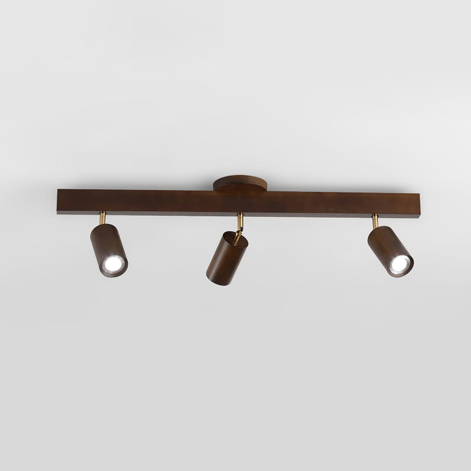 Merlo - Illuminazione a Binario in Legno LED Design per Soffitto e Parete