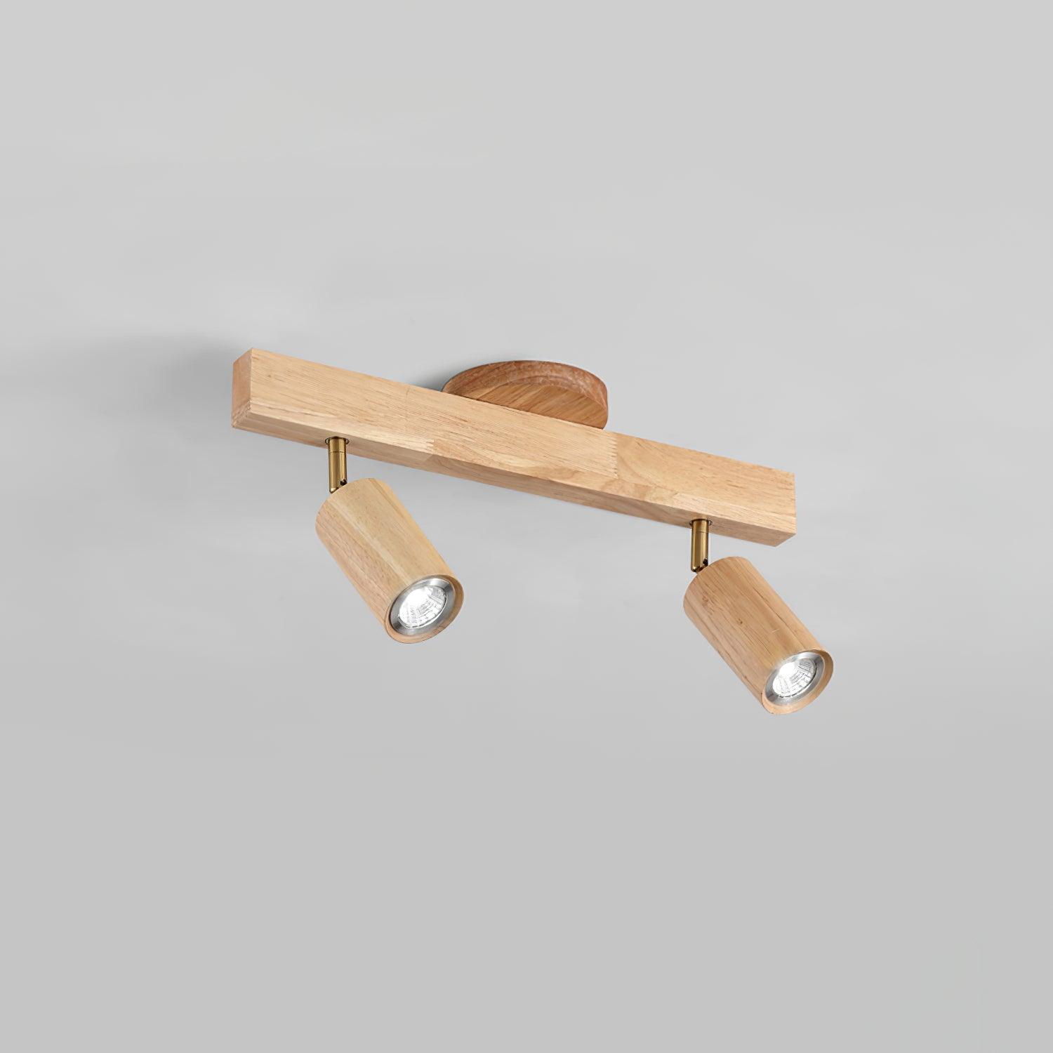 Merlo - Illuminazione a Binario in Legno LED Design per Soffitto e Parete