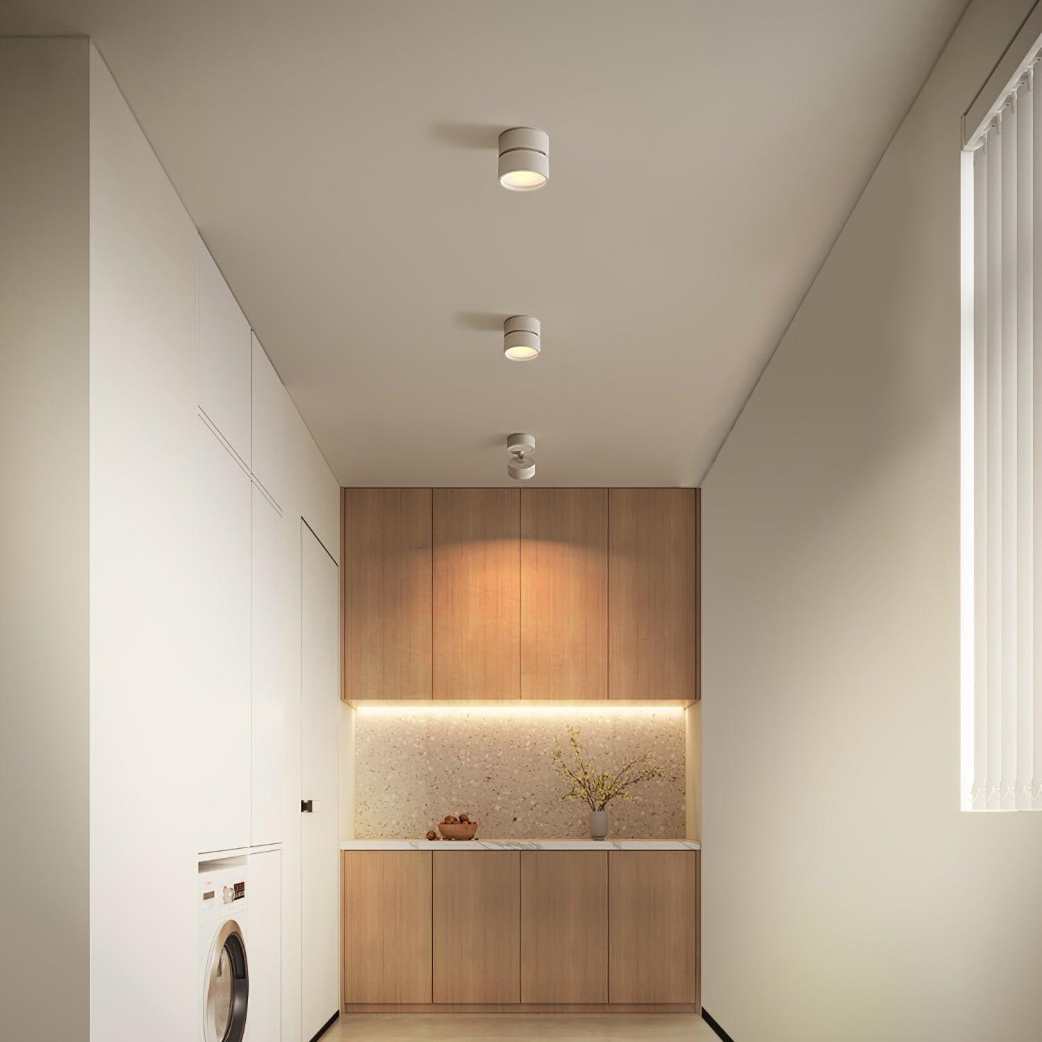 Favilla - Plafoniera LED Soffitto Regolabile, Design Compatto e Luce Calda 3000K