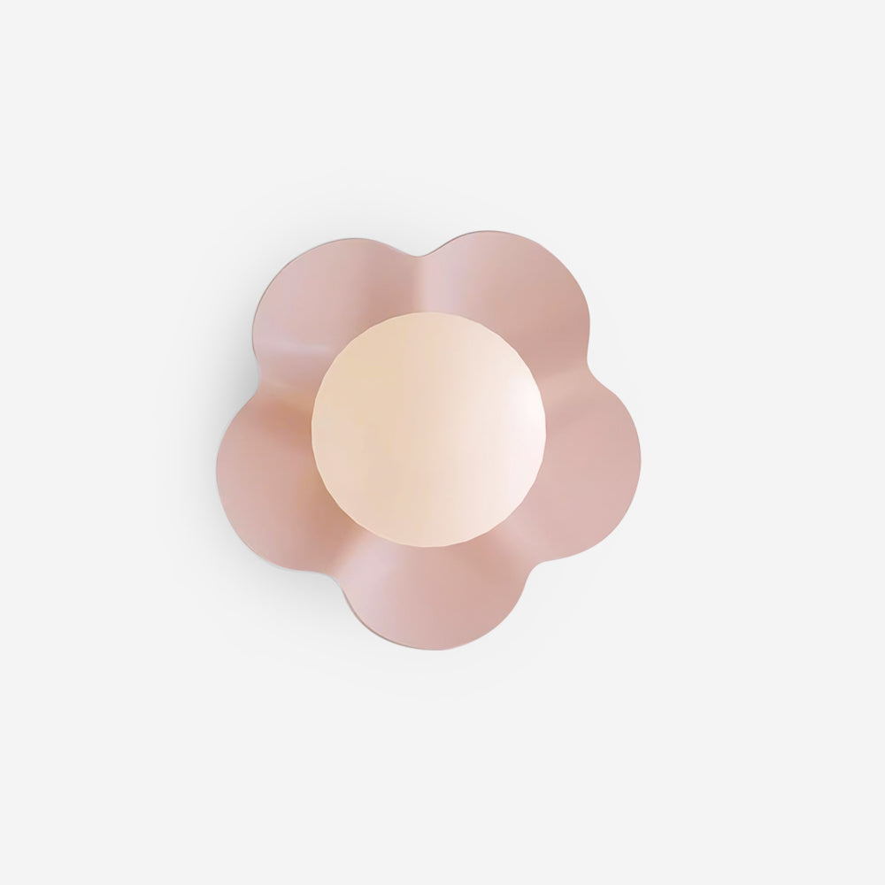 Lampada Da Parete La Fleur - Design Unico in Resina e Vetro per Interni
