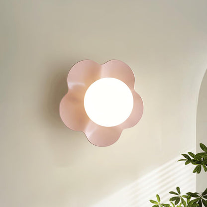 Lampada Da Parete La Fleur - Design Unico in Resina e Vetro per Interni