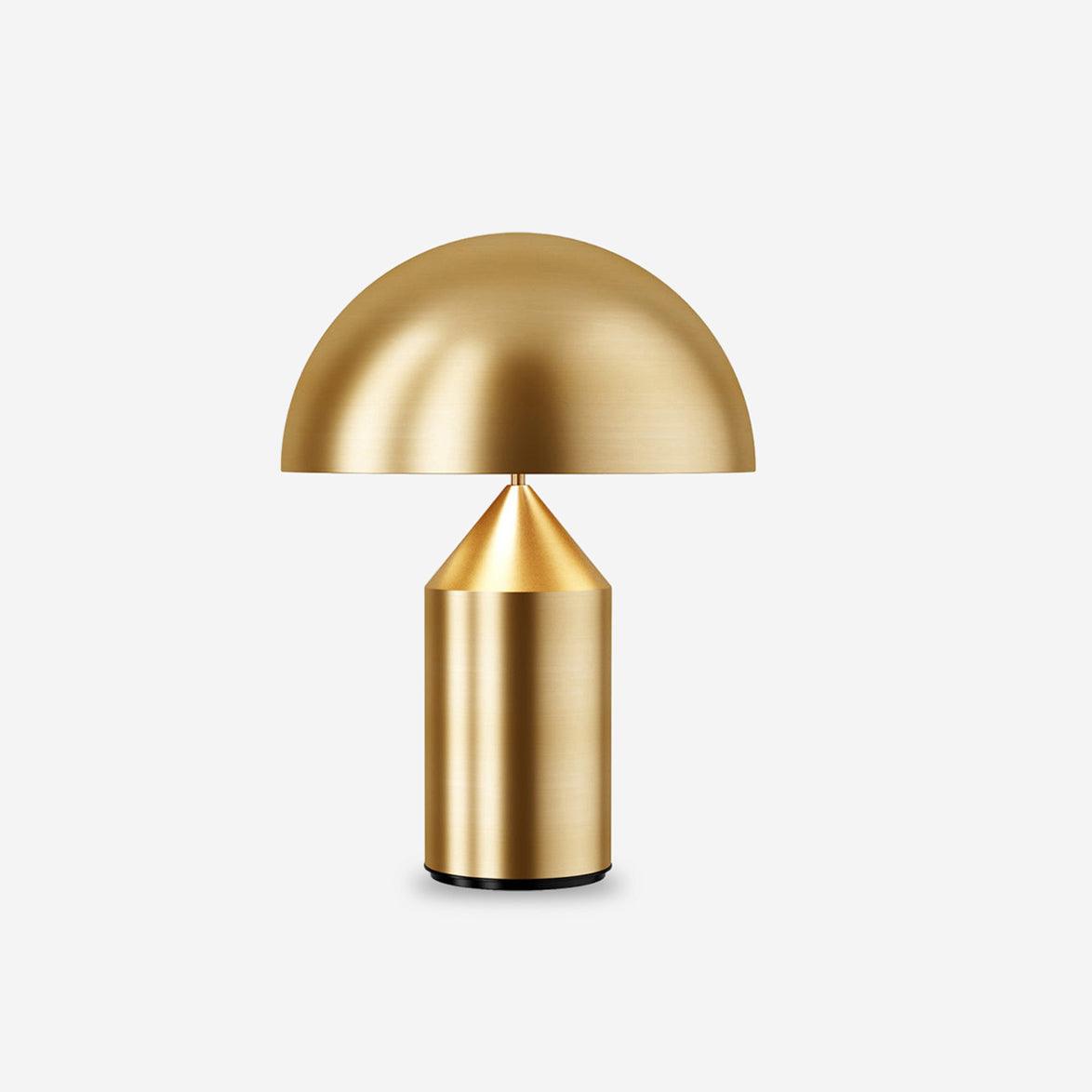Lampada Da Tavolo Atollo - Design Geometrico in Metallo Elegante per Interni