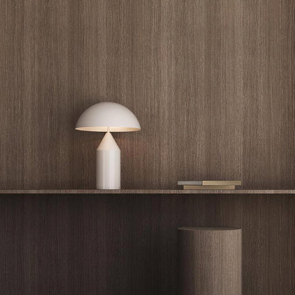 Lampada Da Tavolo Atollo - Design Geometrico in Metallo Elegante per Interni