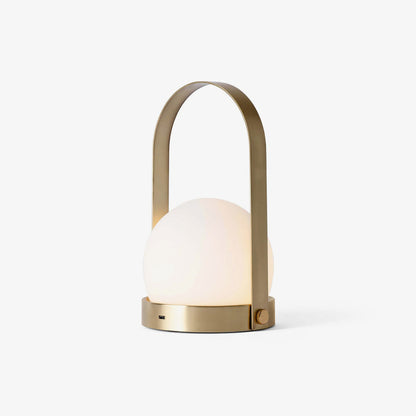 Lampada Da Tavolo Senza Fili Carrie Portatile Con Luce Calda E Manico Funzionale