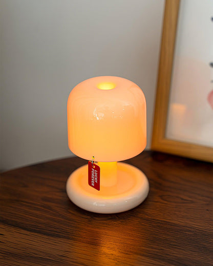 Lampada Da Tavolo Senza Fili Elegantemente Compatta Con Batteria Integrata