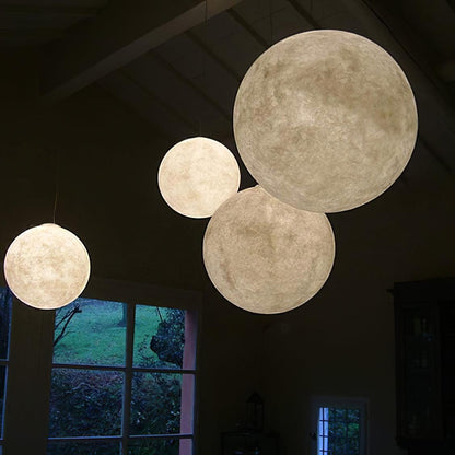 Lampada a Sospensione Luna - Lampadari Moderni con Design Realistico per Atmosfere Magiche