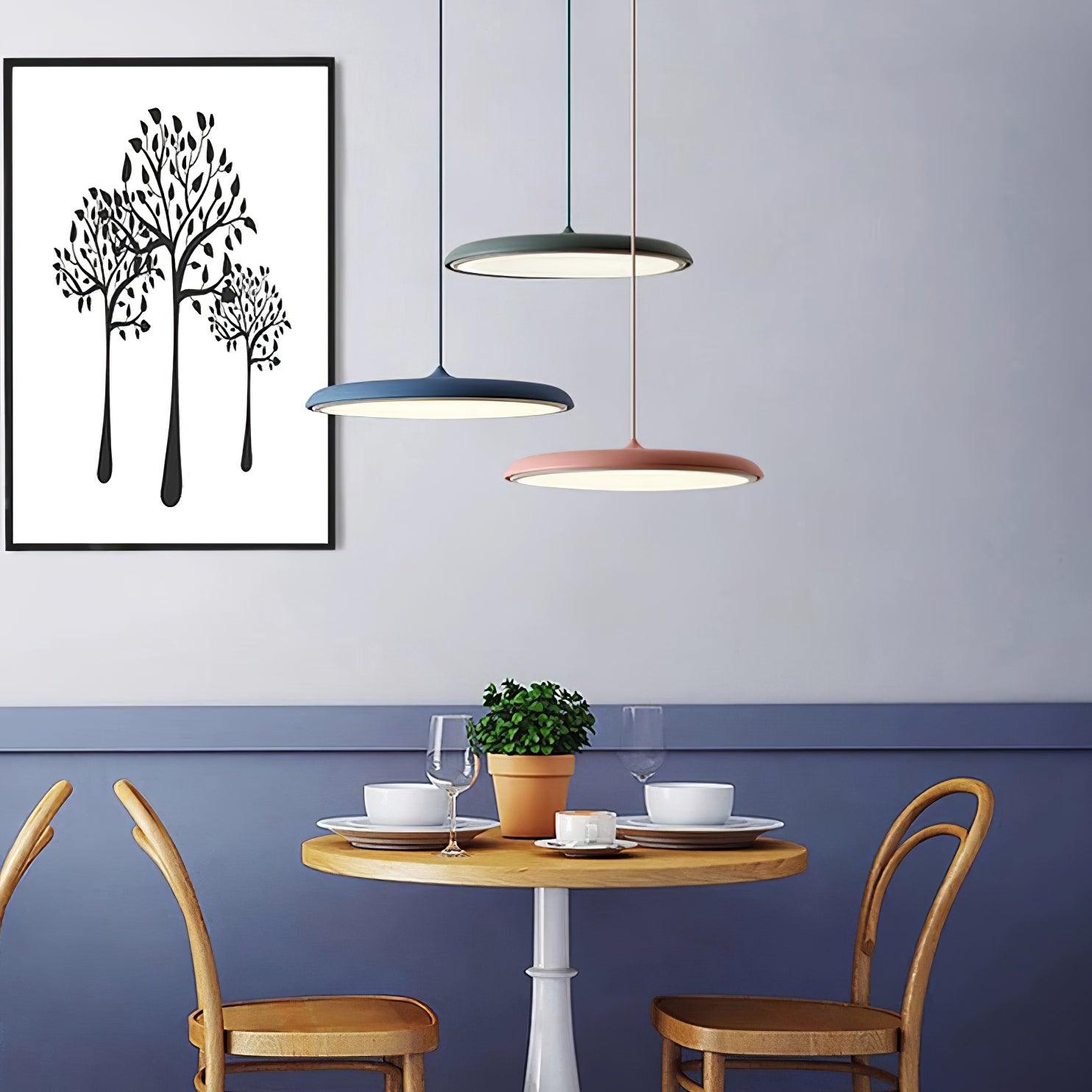 Lampada a Sospensione Macaron - Lampadari Moderni in Metallo e Acrilico, Design Elegante e Versatile