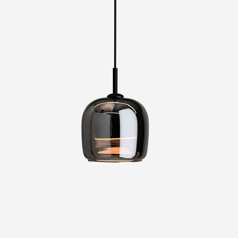 Lampada a Sospensione Moderna in Vetro Fumè per Cucina e Ambienti Eleganti