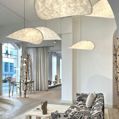 Lampada a Sospensione Tense Tyvek - Lampadari Moderni con LED Integrato e Design Leggero