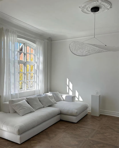 Lampada a Sospensione Tense Tyvek - Lampadari Moderni con LED Integrato e Design Leggero