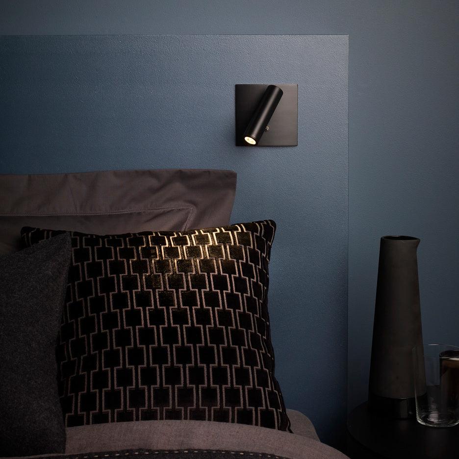 Lampada da Parete Micro Quadrata LED in Alluminio con Interruttore, Design Moderno