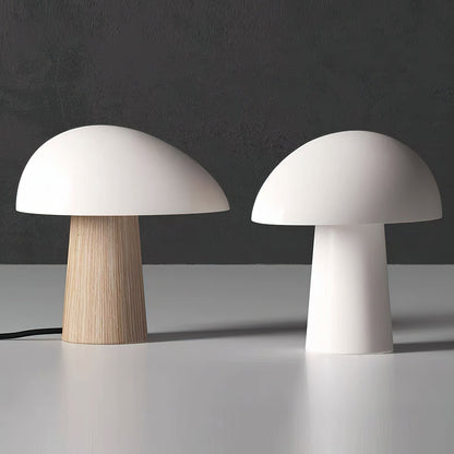 Lampada da Tavolo Notturna in Metallo con Design Elegante e Luce Regolabile – Varianti di Colore Nero, Bianco e Legno