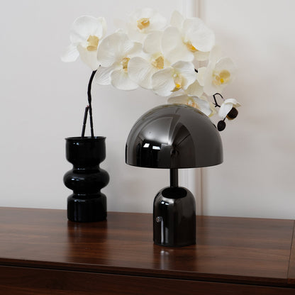 Lampada da Tavolo Portatile con Design Elegante, LED Integrati e Finitura Lucida