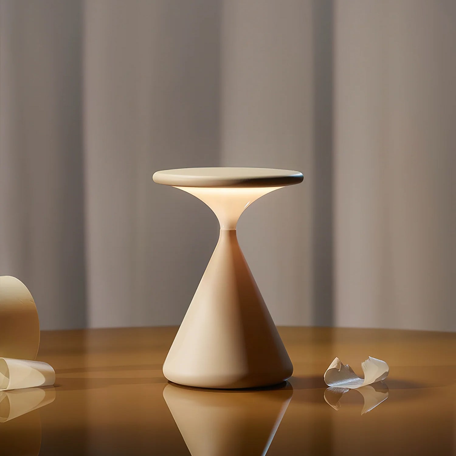 Lampada da Tavolo Senza Fili Atmosfera con Batteria Integrata – Design Moderno e Illuminazione Regolabile per Interni ed Esterni