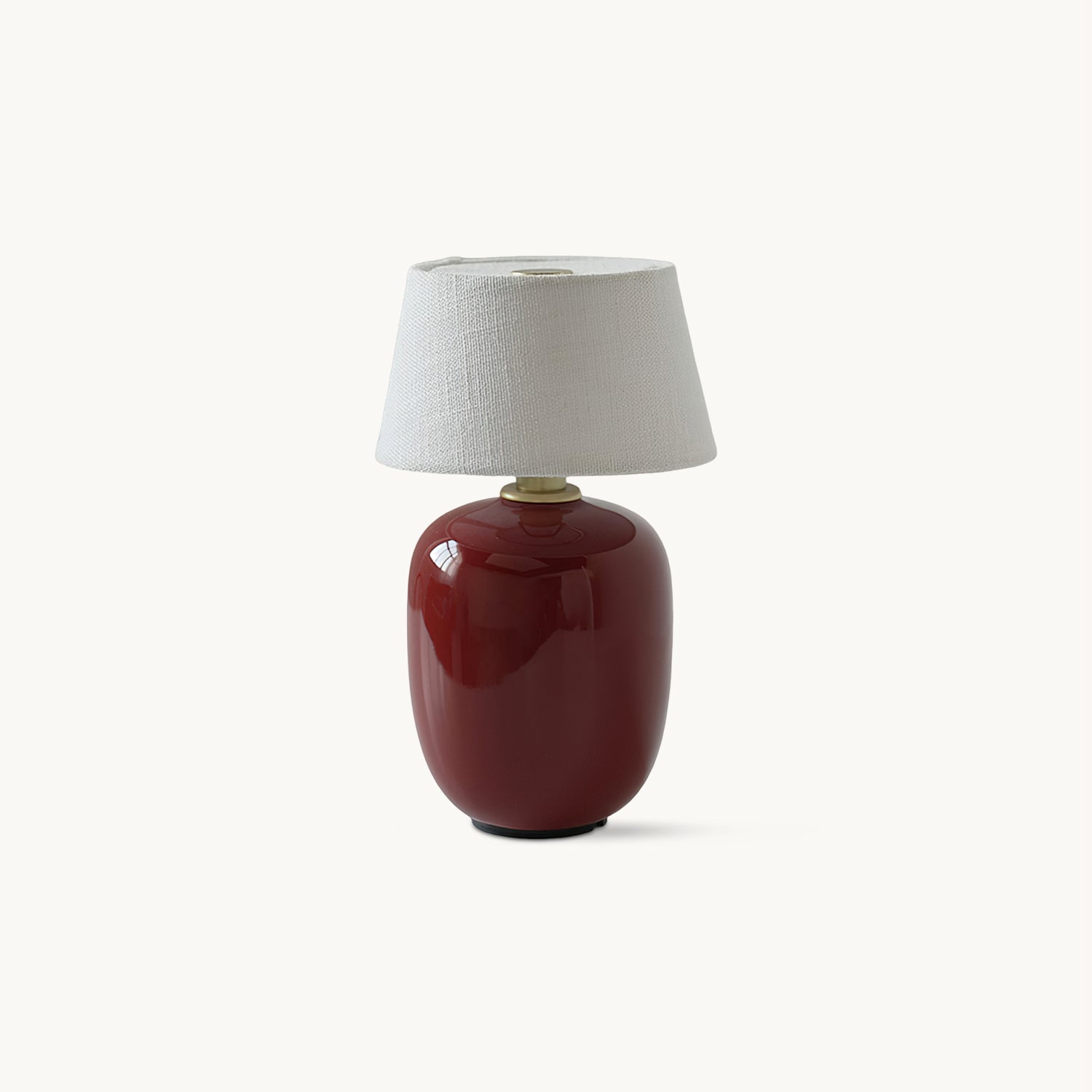 Lampada da Tavolo Senza Fili in Ceramica con Ricarica USB e Controllo Touch – Design Compatto e Moderno per Interni ed Esterni
