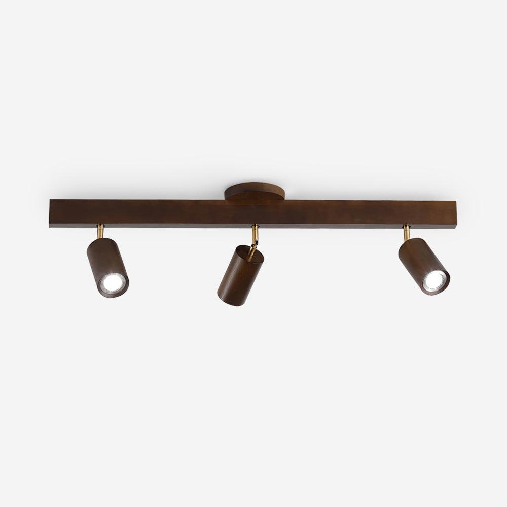 Merlo - Illuminazione a Binario in Legno LED Design per Soffitto e Parete