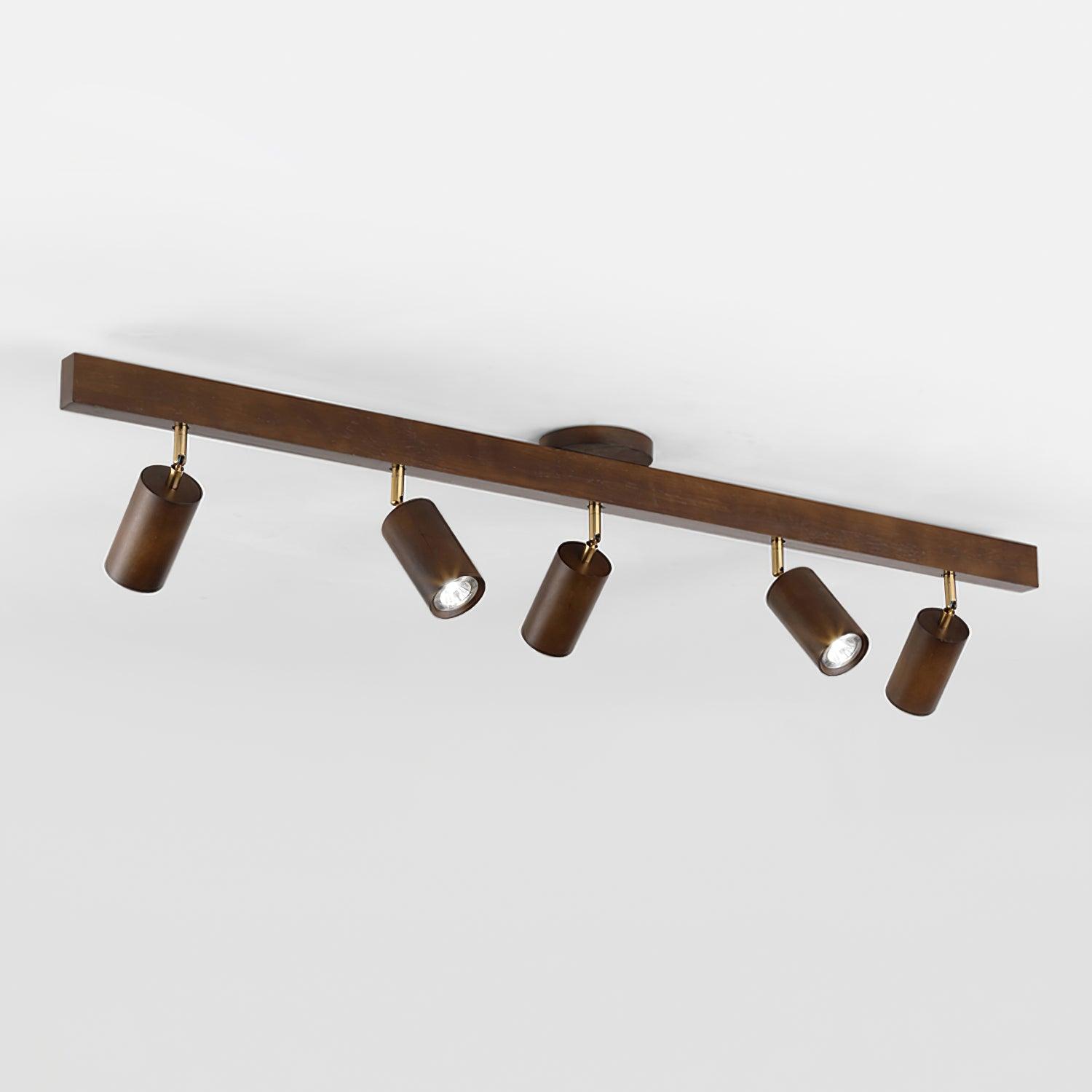 Merlo - Illuminazione a Binario in Legno LED Design per Soffitto e Parete