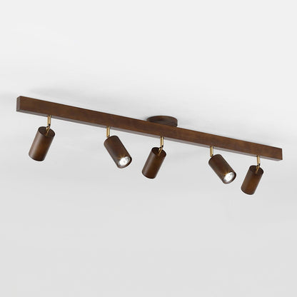 Merlo - Illuminazione a Binario in Legno LED Design per Soffitto e Parete
