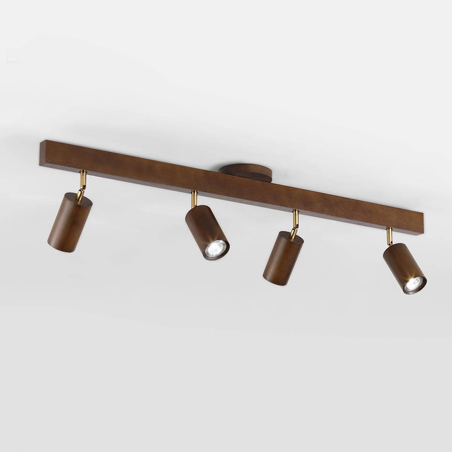 Merlo - Illuminazione a Binario in Legno LED Design per Soffitto e Parete
