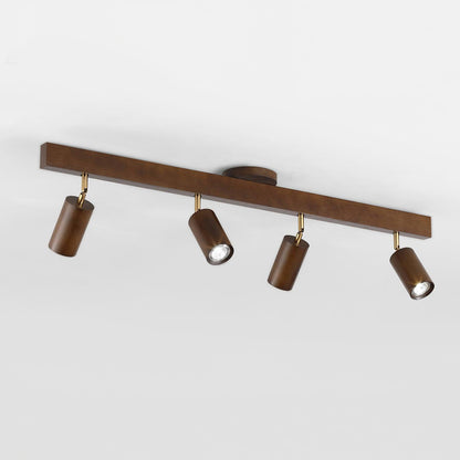 Merlo - Illuminazione a Binario in Legno LED Design per Soffitto e Parete