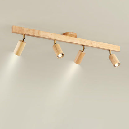 Merlo - Illuminazione a Binario in Legno LED Design per Soffitto e Parete